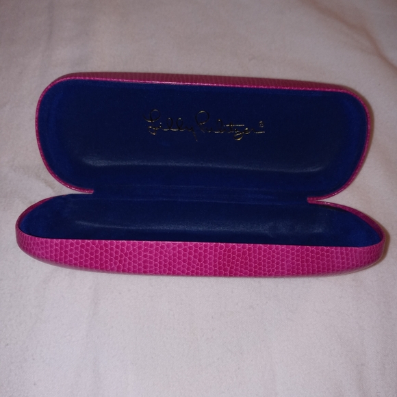 🆕Lilly Pulitzer BUNDLE Eyeglass Case & Floral Estee Lauder Makeup Toiletry Bag - Picture 5 of 15
